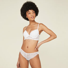 Soutien-gorge ampli bustier blanc sherifiz white.