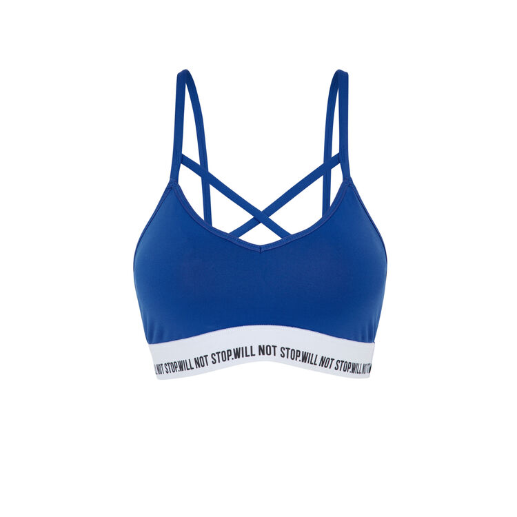 Brassière bleue funpoweriz Brassière bleue funpoweriz;