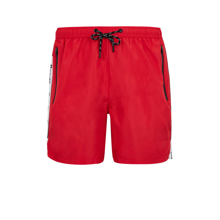 Short de bain rouge banditiz Short de bain rouge banditiz;