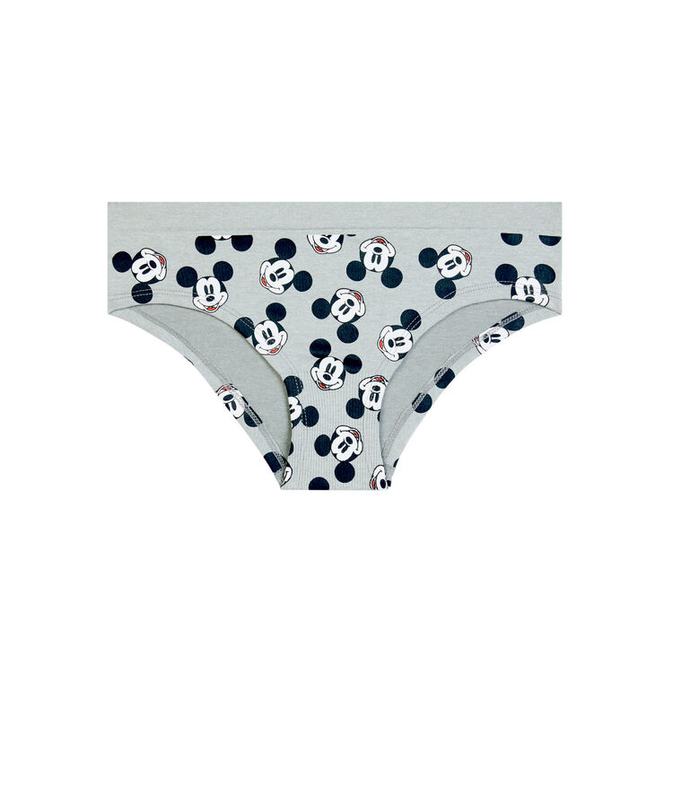 Shorty imprimé mickey - gris gris.
