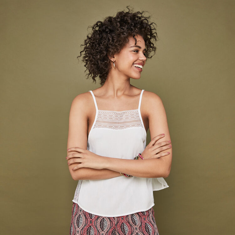 Top blanc conouetiz Top blanc conouetiz;