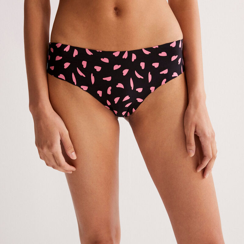 shorty à motifs cœur - noir shorty à motifs cœur - noir;