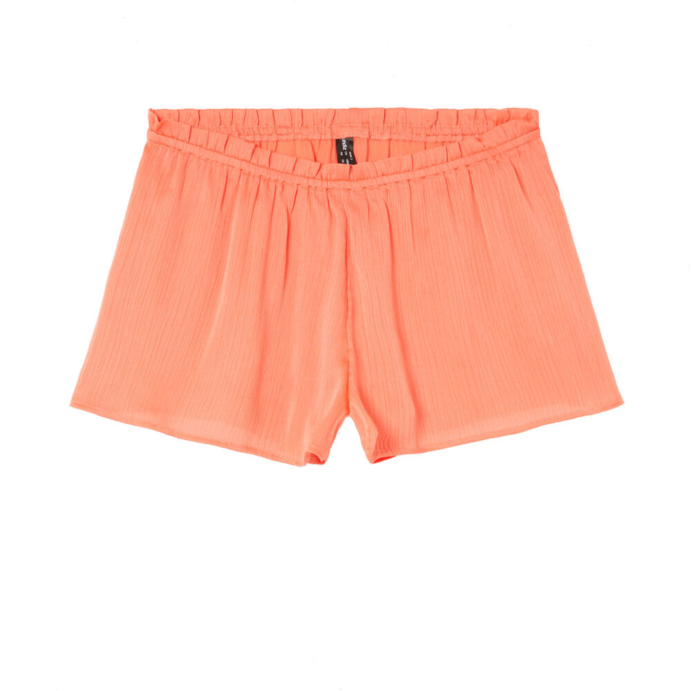 Short fluide volanté - rouge rouge.