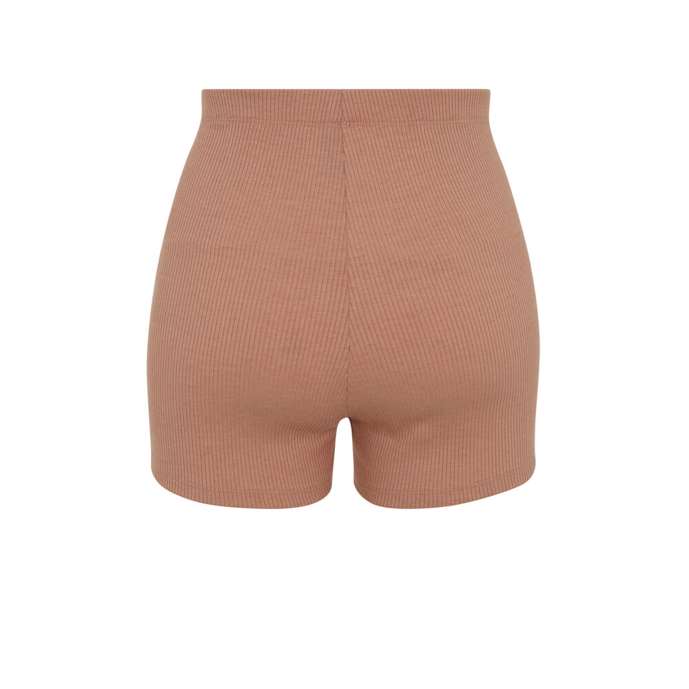 Cycliste uni - marron marron.