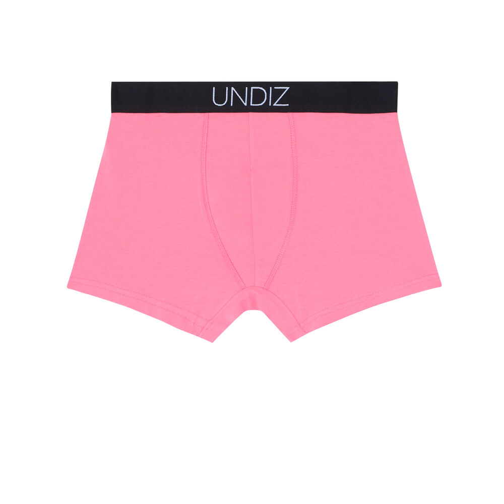 Boxer à message jeu de main jeu de coquin - rose rose.