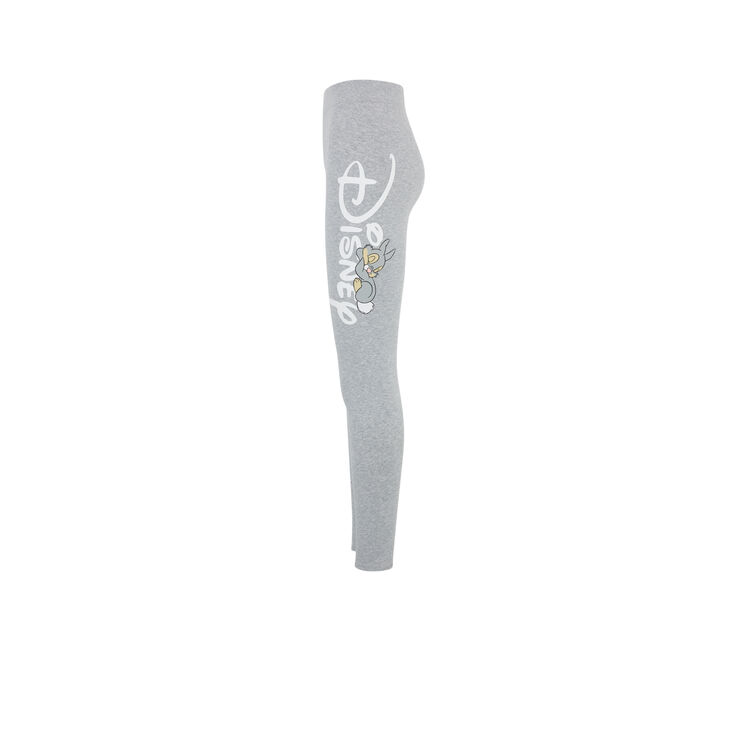 Legging en jersey print panpan panpaniz gris.