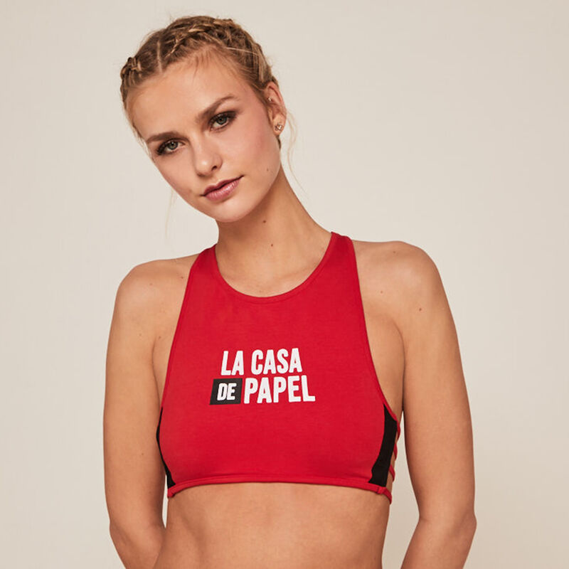 Soutien-gorge brassière Casa de Papel - rouge Soutien-gorge brassière Casa de Papel - rouge;
