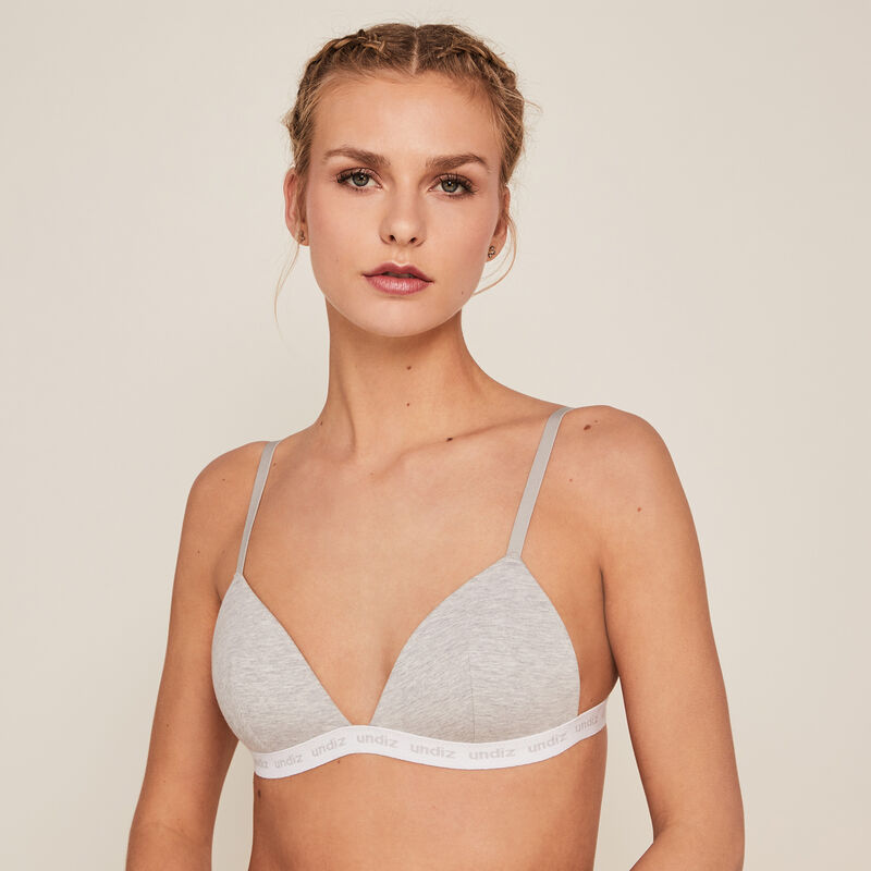 Soutien-gorge triangle coqué en coton teeniz Soutien-gorge triangle coqué en coton teeniz;