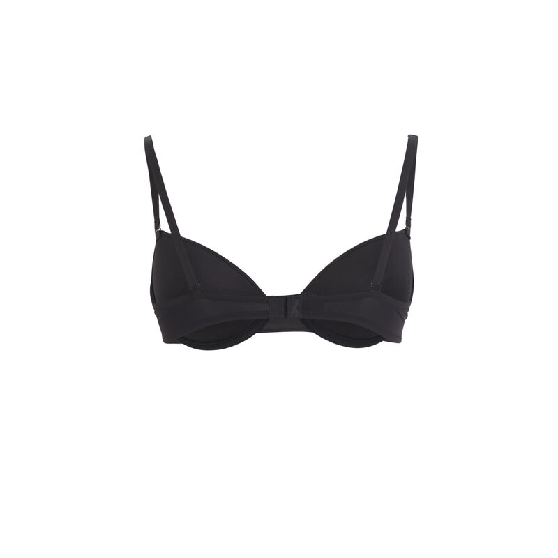 soutien-gorge ampliforme sans armatures en micro - noir soutien-gorge ampliforme sans armatures en micro - noir;