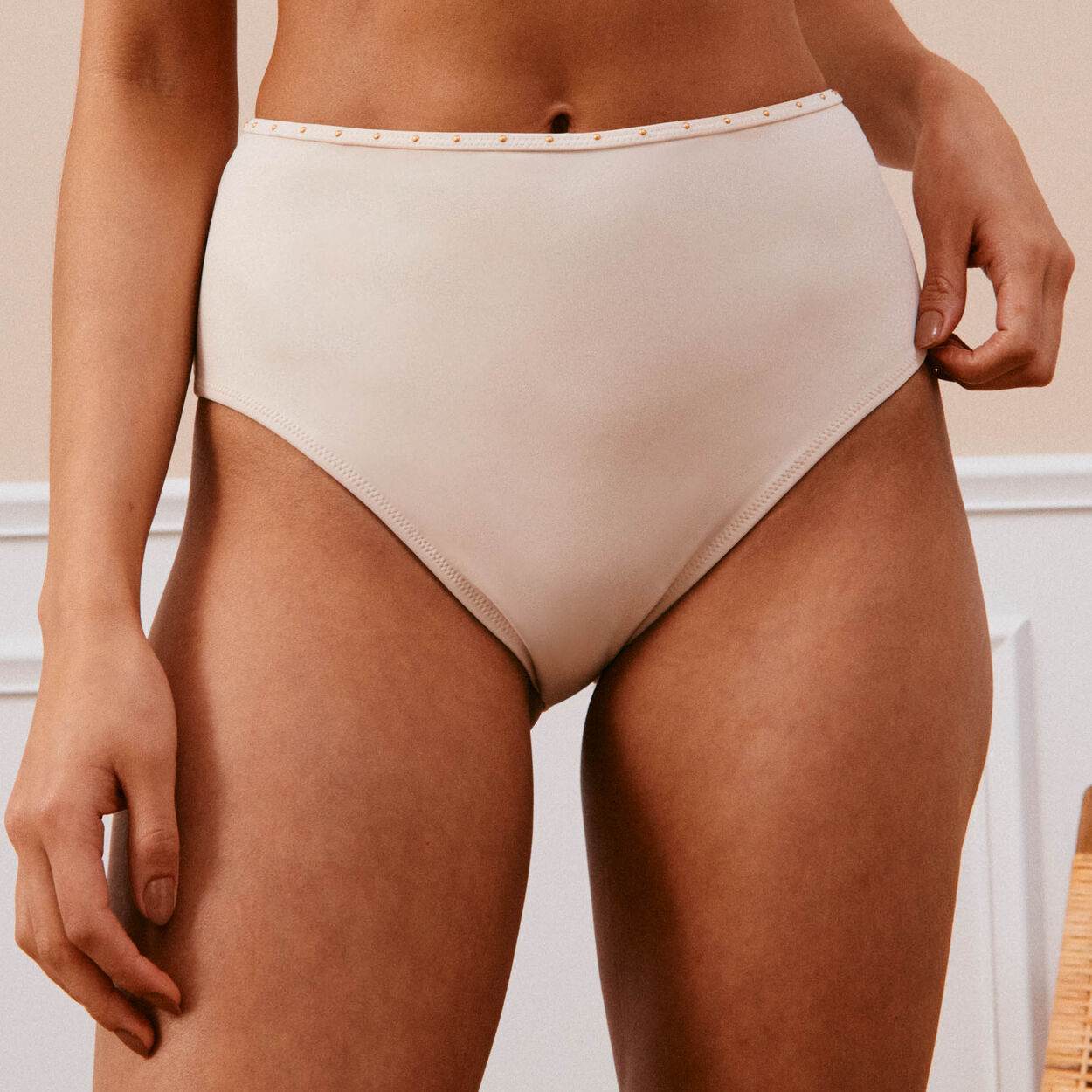 Culotte haute - bas de maillot de bain - XS