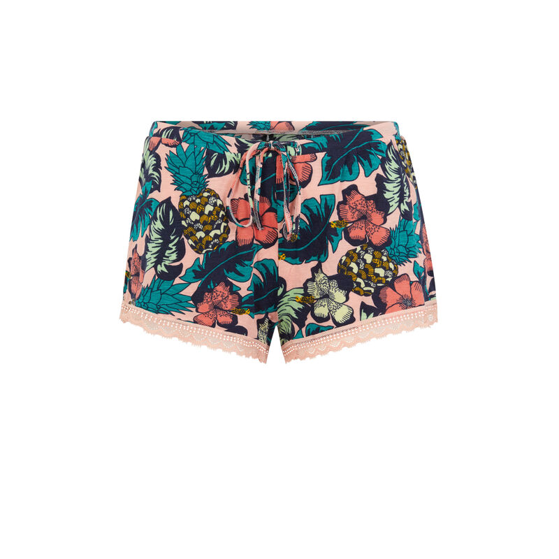 Short imprimé fleuri - saumon Short imprimé fleuri - saumon;