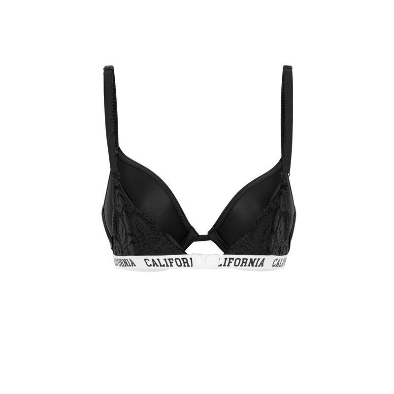 Soutien-gorge ampli en dentelle westcoastiz noir.