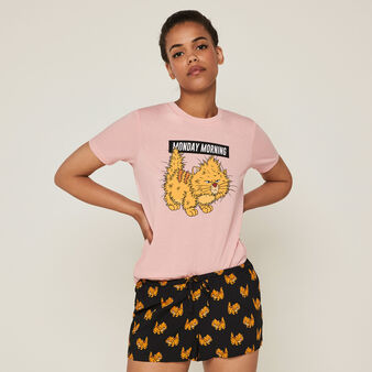 Short print oliver nomondayiz noir.