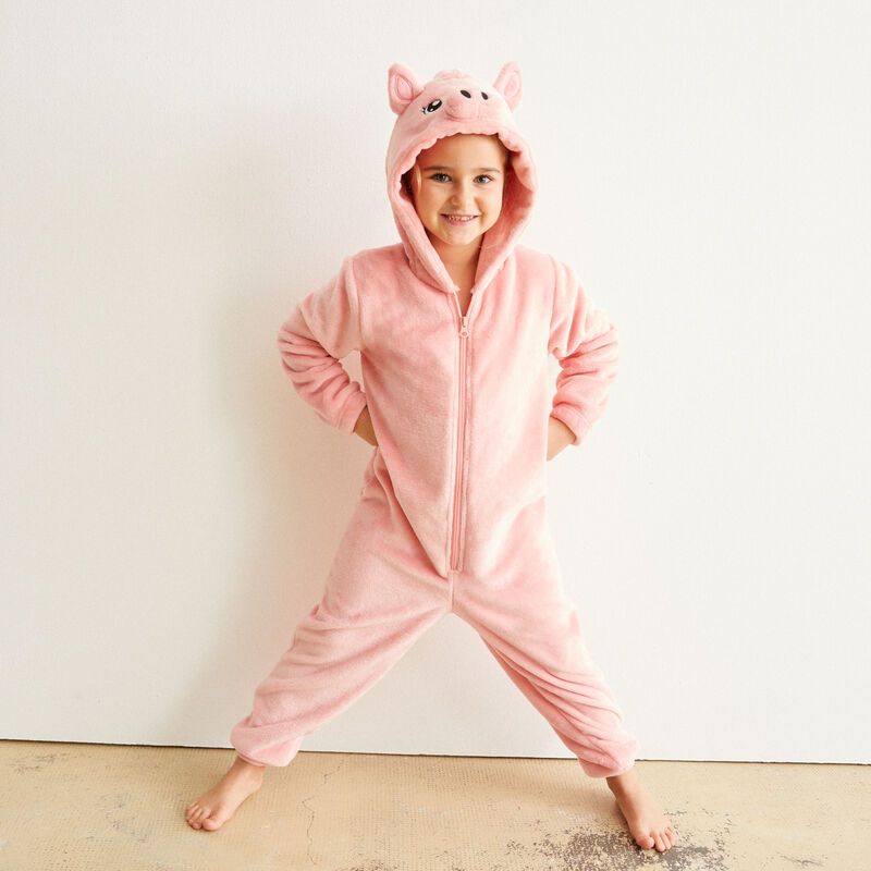 combinaison polaire kid cochon - rose combinaison polaire kid cochon - rose;