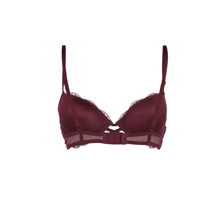 Soutien-gorge push bordeaux everydayiz rouge.