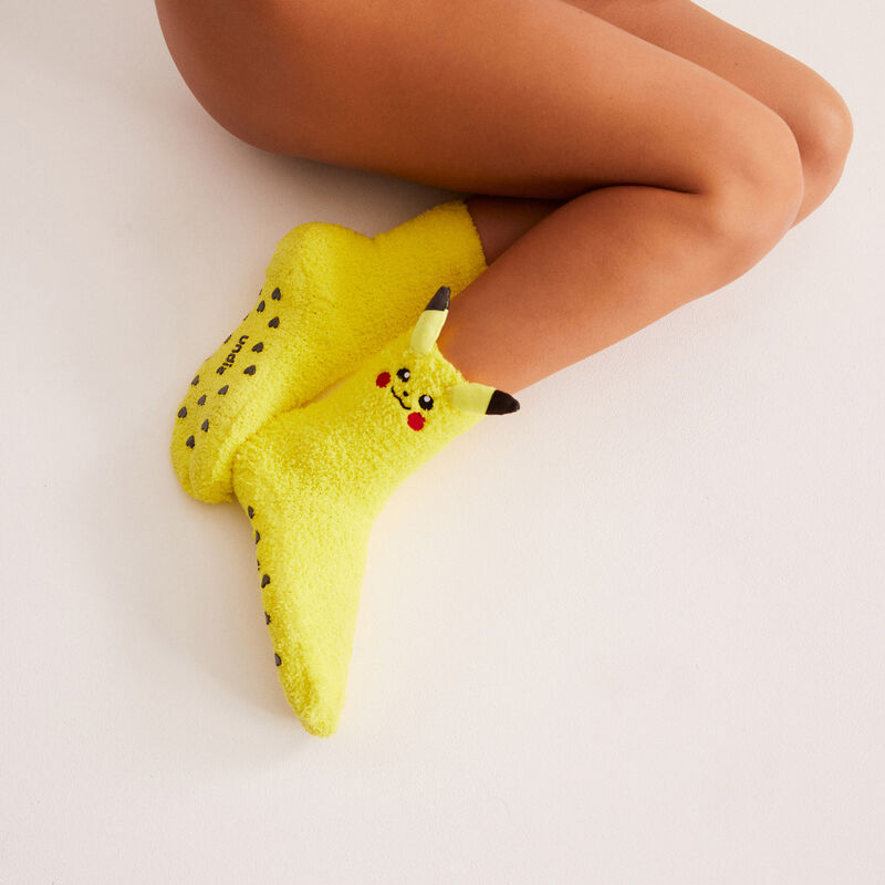 chaussettes Pikachu - jaune chaussettes Pikachu - jaune;