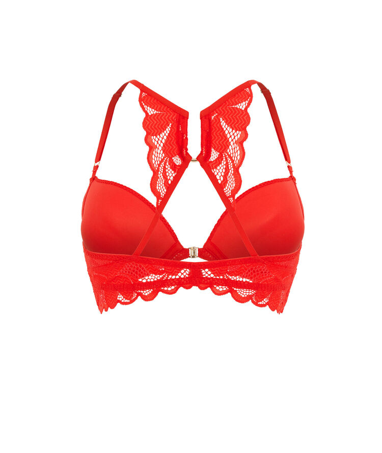 Soutien-gorge push-up - rouge rouge.