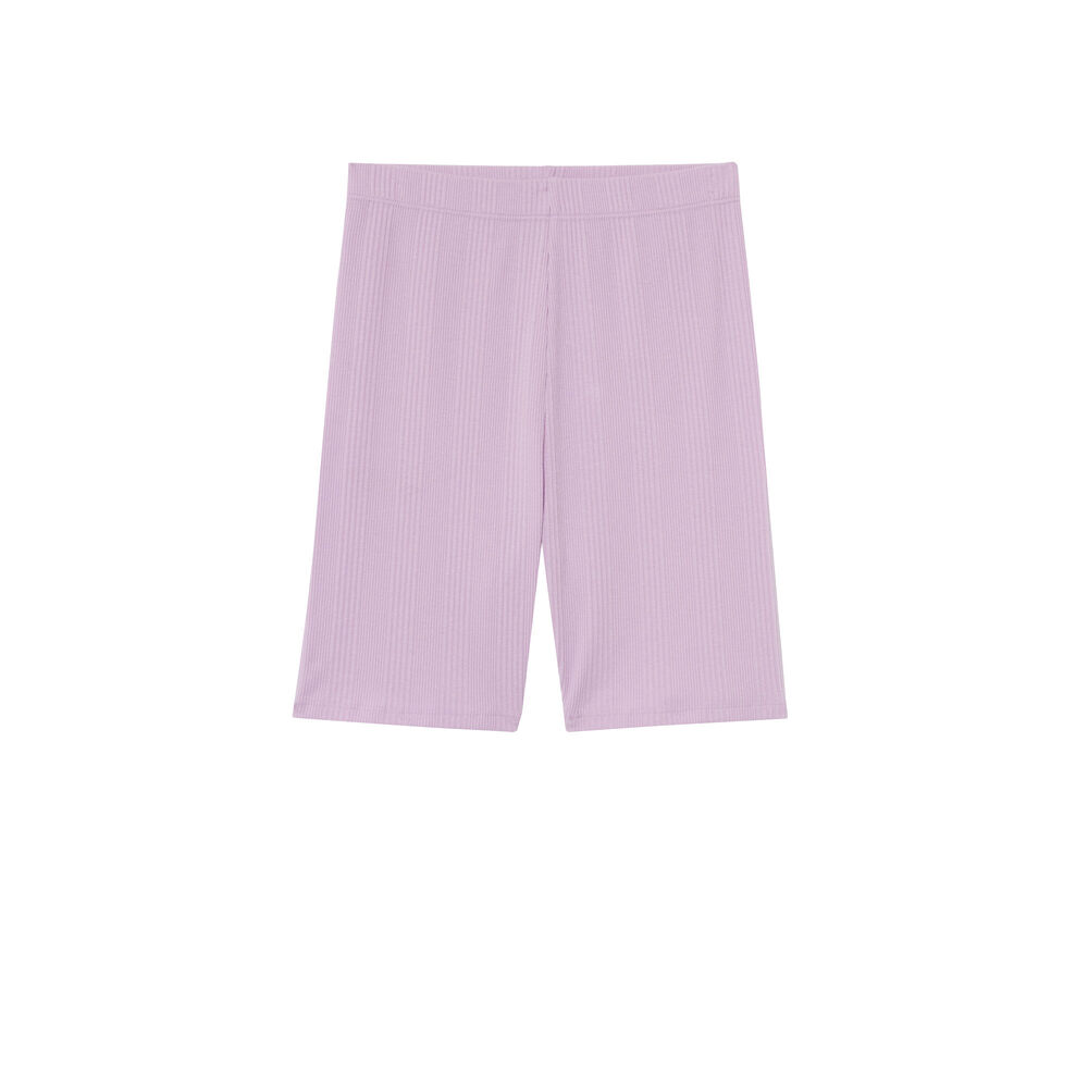 Cycliste uni - lilas violet.