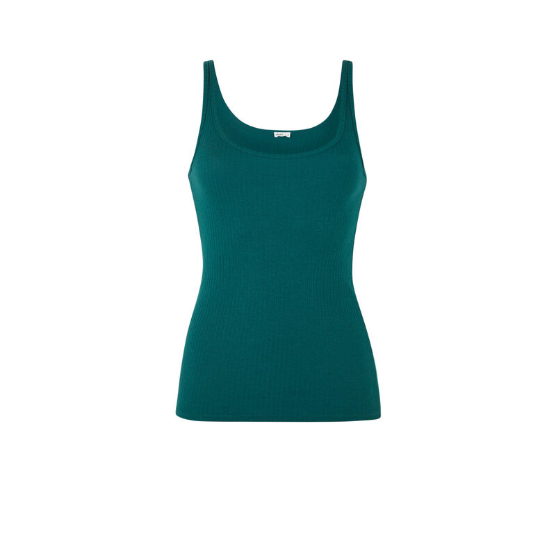 Top débardeur en jersey uni debidiz Top débardeur en jersey uni debidiz ;