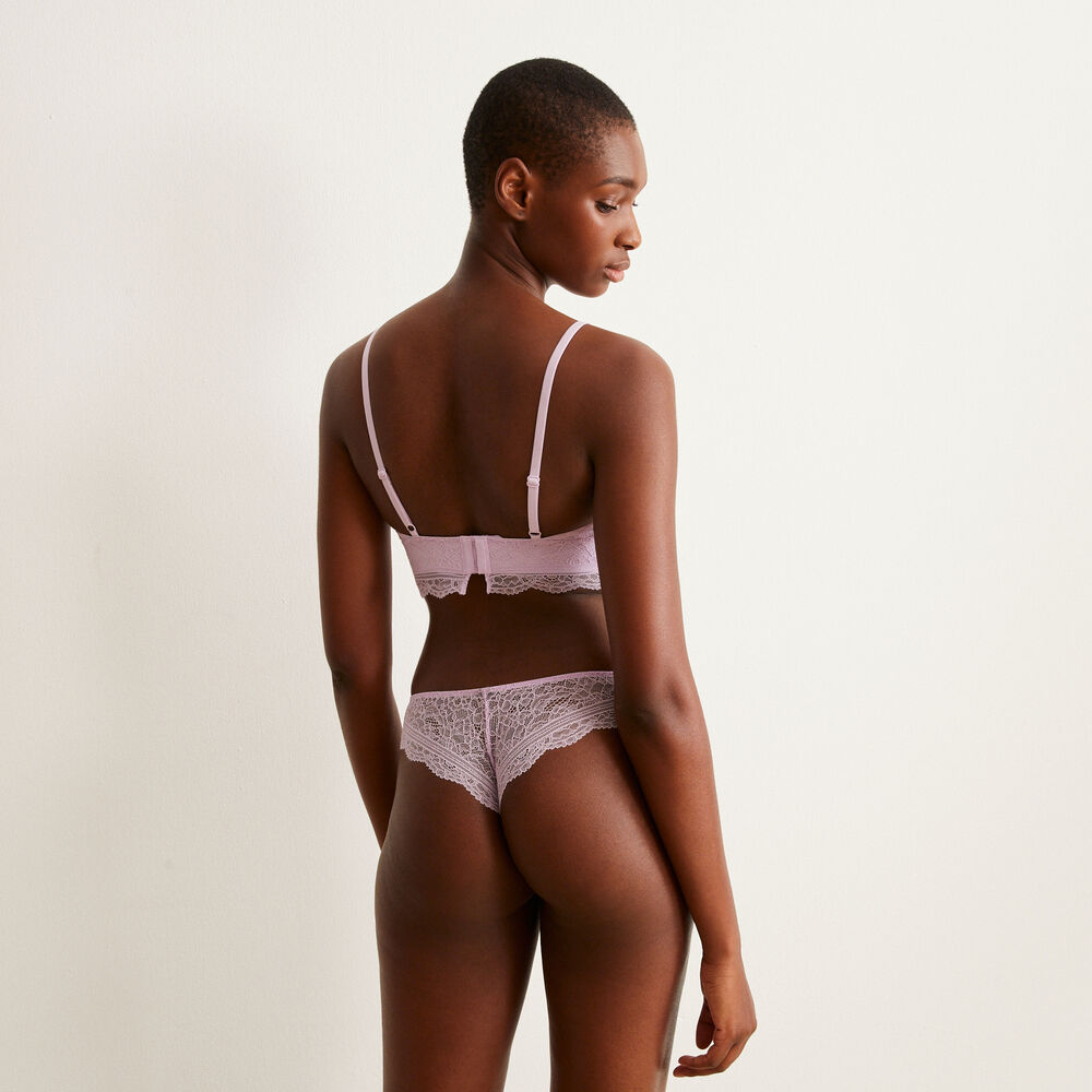 Soutien-gorge triangle sans armatures - lilas violet.