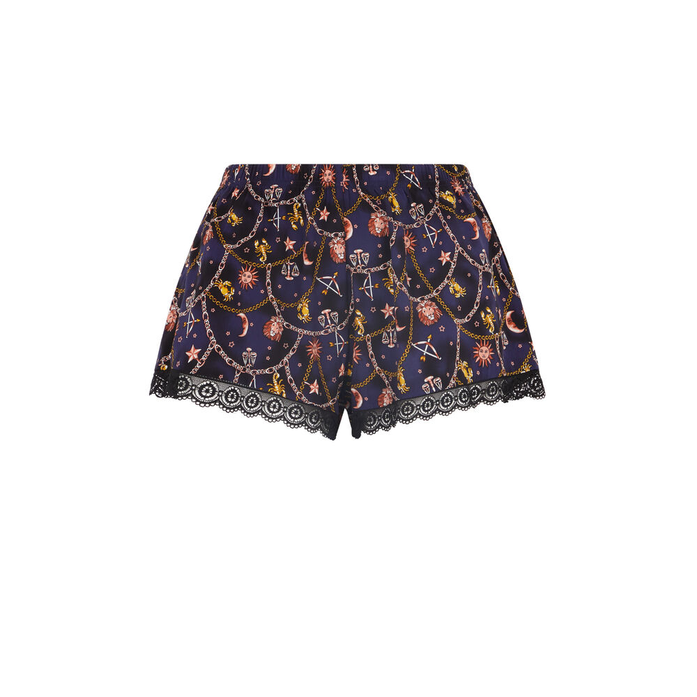 Short imprimé astro - noir noir.