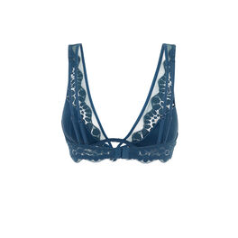Soutien-gorge foulard ampli bleu canard liliz blue.