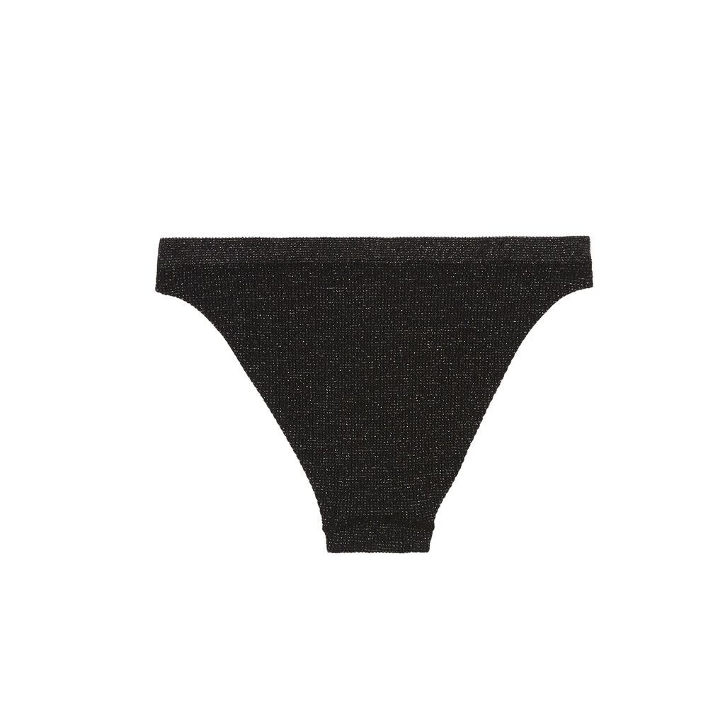 Culotte à brillant - noir noir.