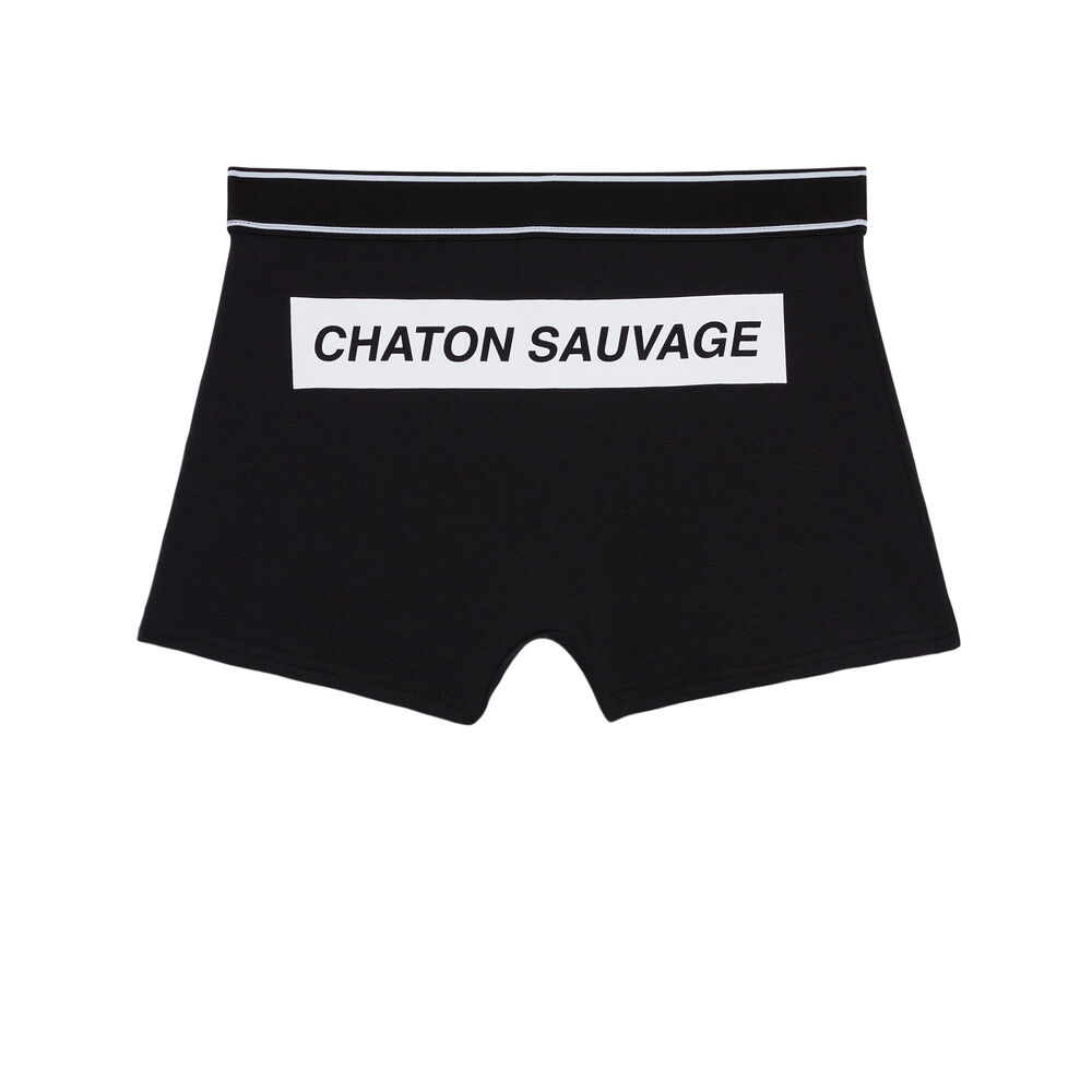 Boxer chaton sauvage - noir noir.