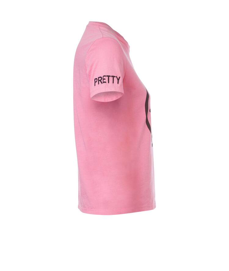 Top rose fluo quadripiz pink.