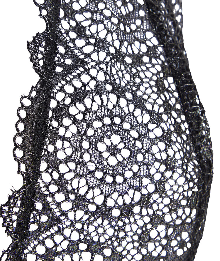 Combishort en satin topfoiliz noir.