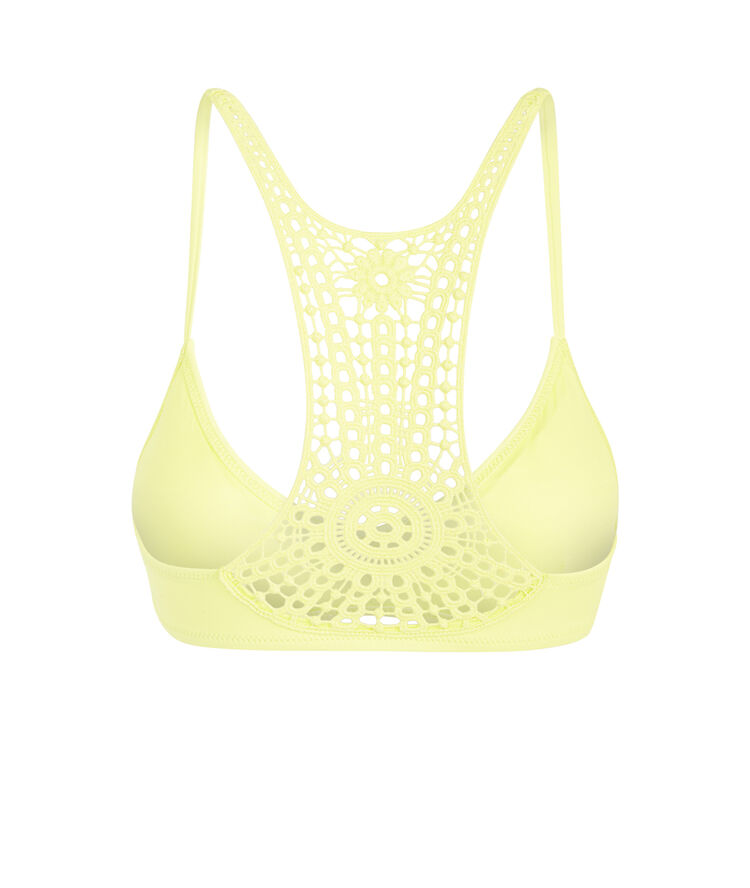 Haut de maillot de bain jaune cookiz yellow.