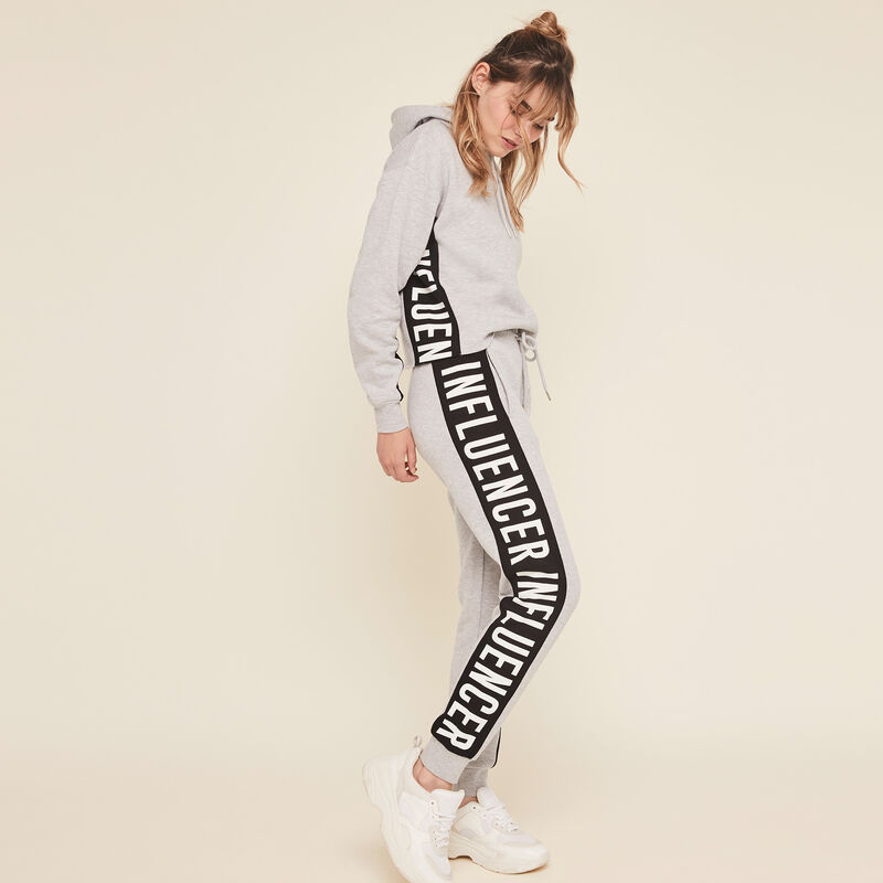 Pantalon bandes sur le côté hellovibiz Pantalon bandes sur le côté hellovibiz;