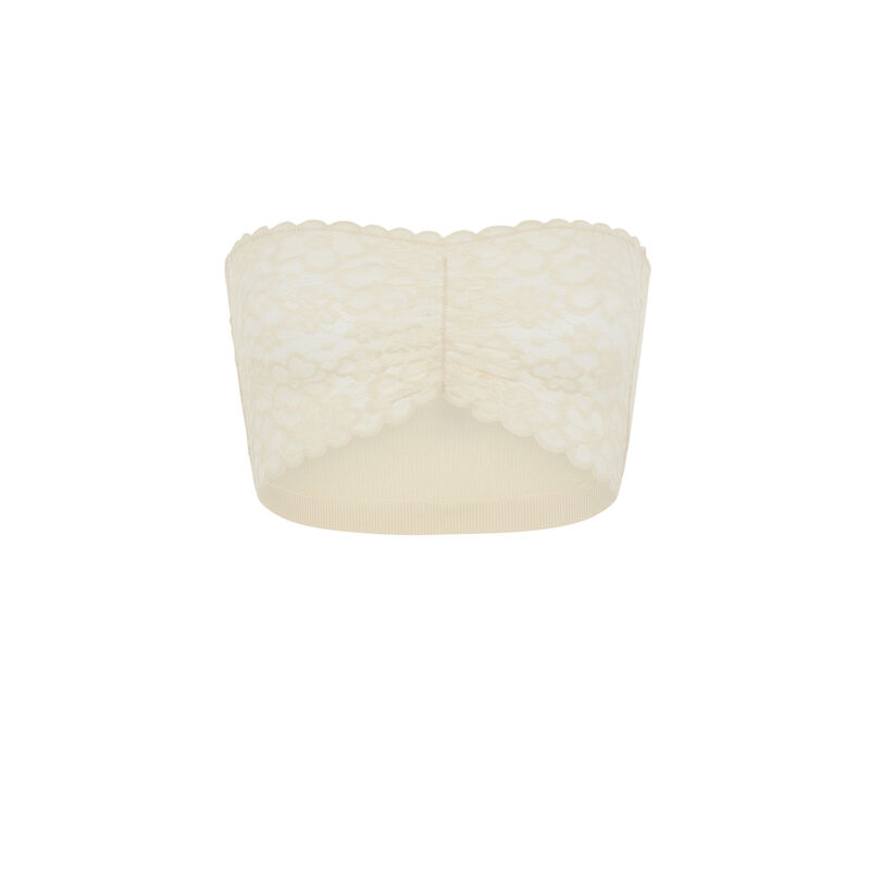 Soutien-gorge bandeau sans armatures - écru Soutien-gorge bandeau sans armatures - écru;