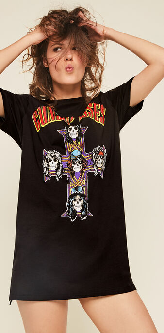 Tunique noire gunsnrosiz noir.