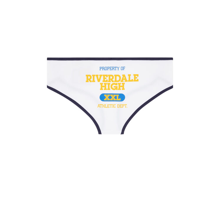 Shorty en coton licence rverdale riverdaliz blanc.