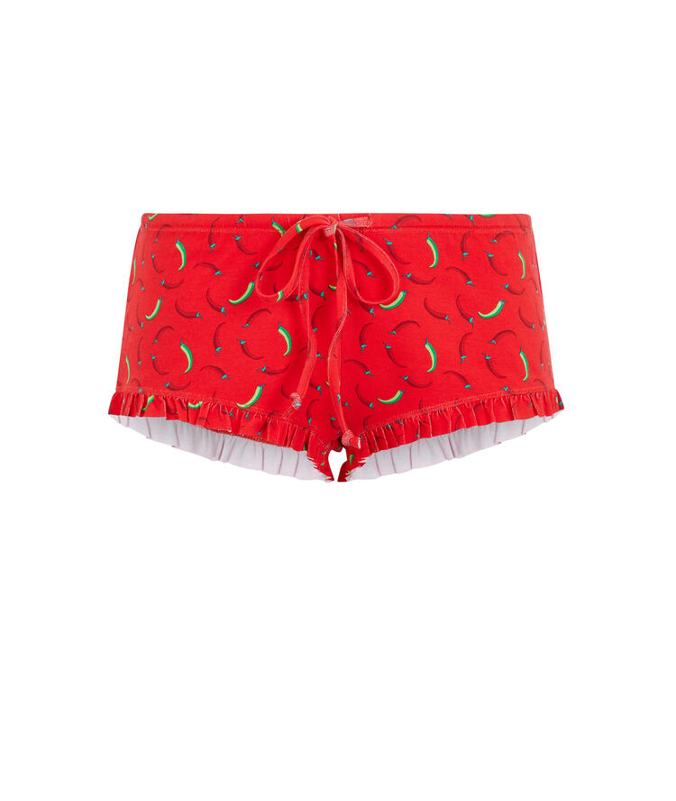 Short rouge calientiz rouge.