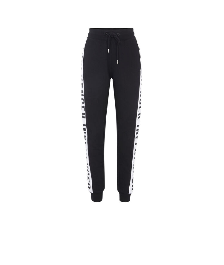 Pantalon bandes sur le côté hellovibiz noir.
