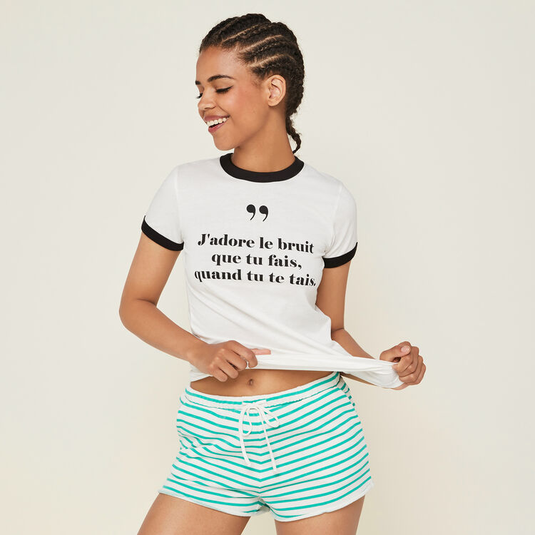 Short molletonne rayvetiz Short molletonne rayvetiz;