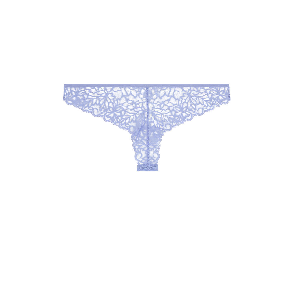 Tanga en dentelle - bleu ciel bleu ciel.