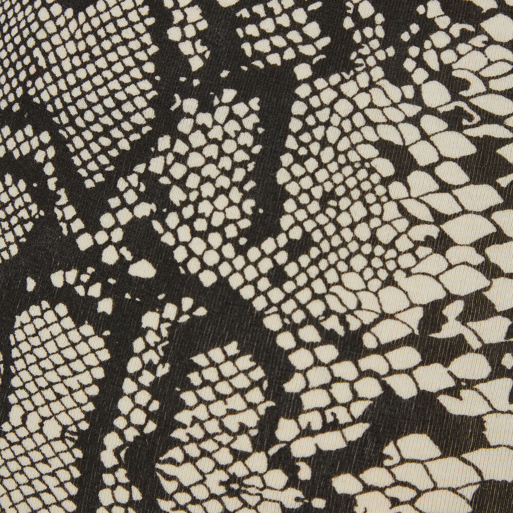 Cycliste imprimé serpent - gris gris.