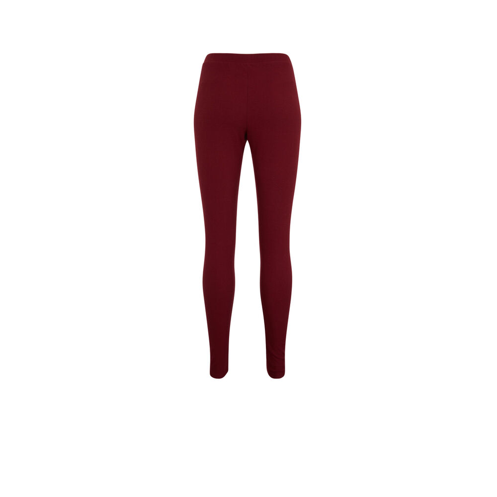 Legging uni - bordeaux bordeaux.