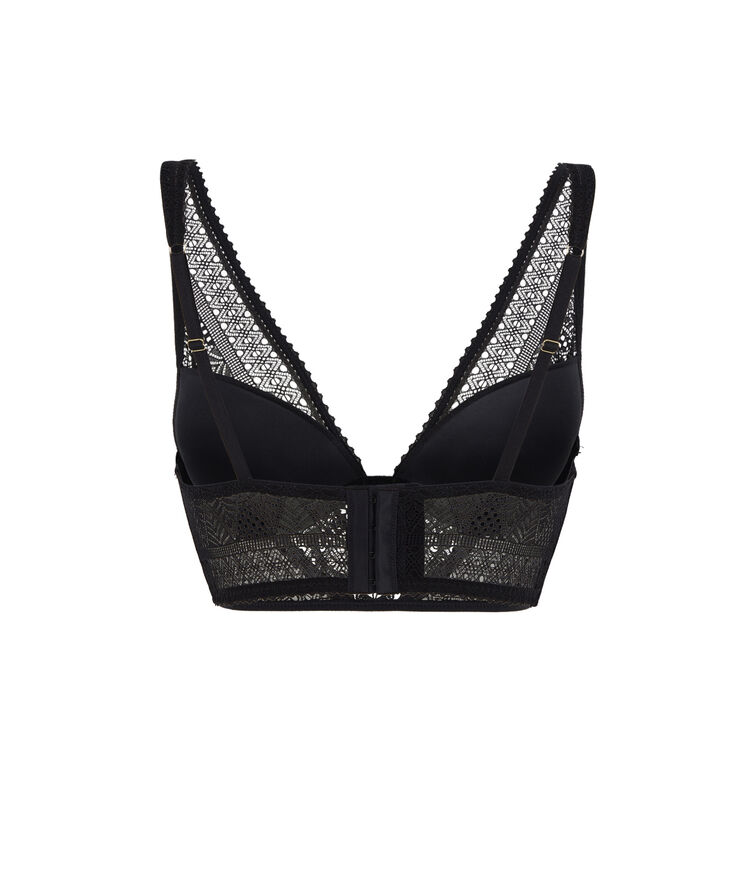 Soutien-gorge bustier push-up - noir noir.