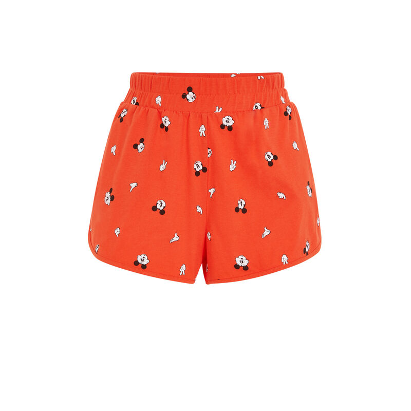 Short imprimé Mickey - orange Short imprimé Mickey - orange ;