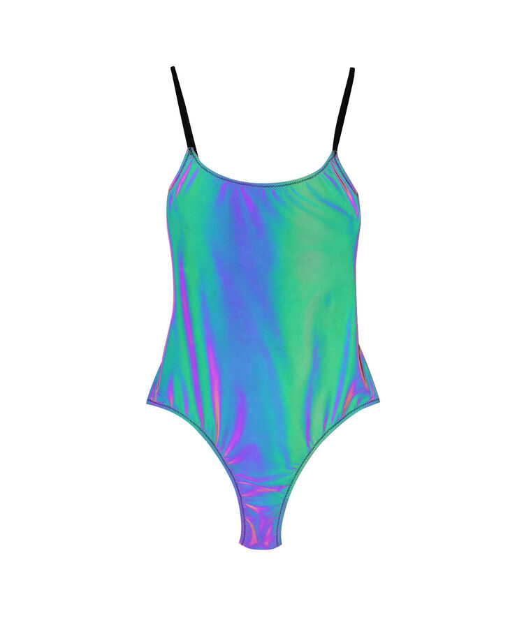 Maillot de bain une pièce réfléchissant - gris foncé gris foncé.