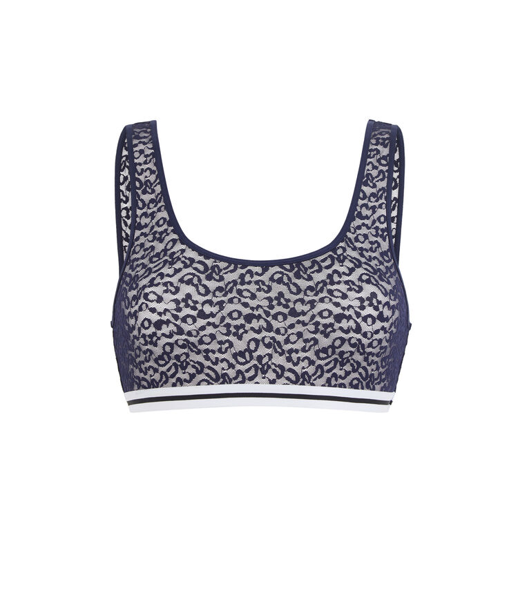 Brassière bleu marine secretiz leopiz bleu.