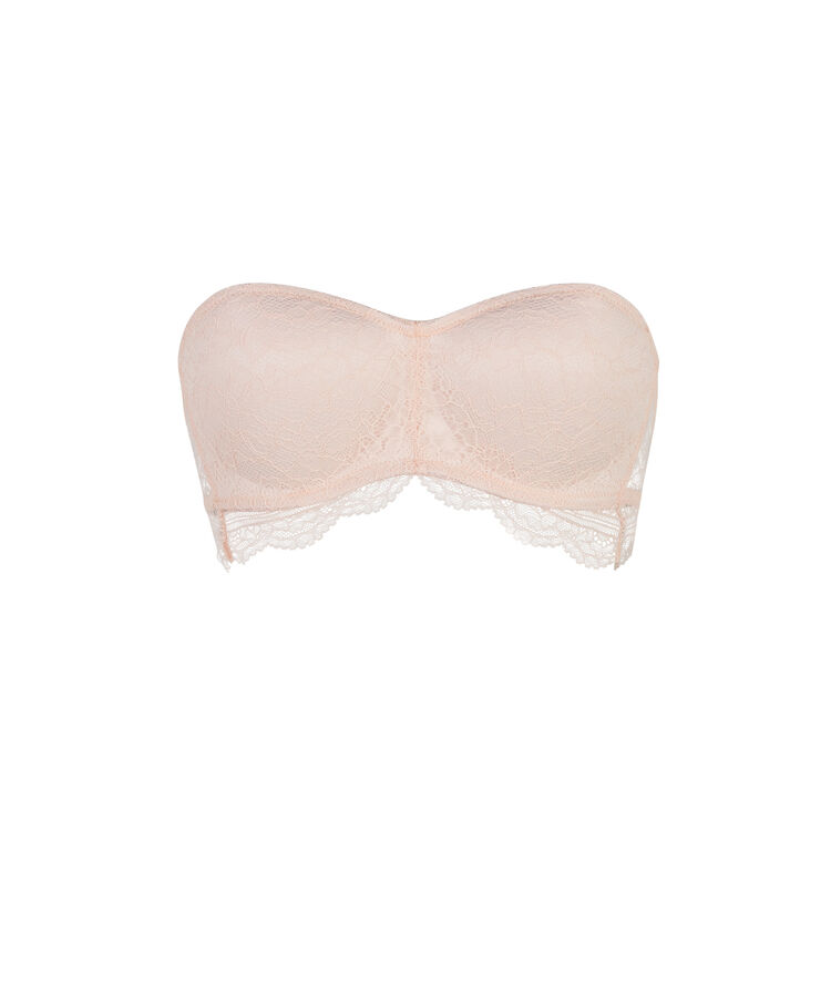 Soutien-gorge bandeau vanille everydayiz rose.