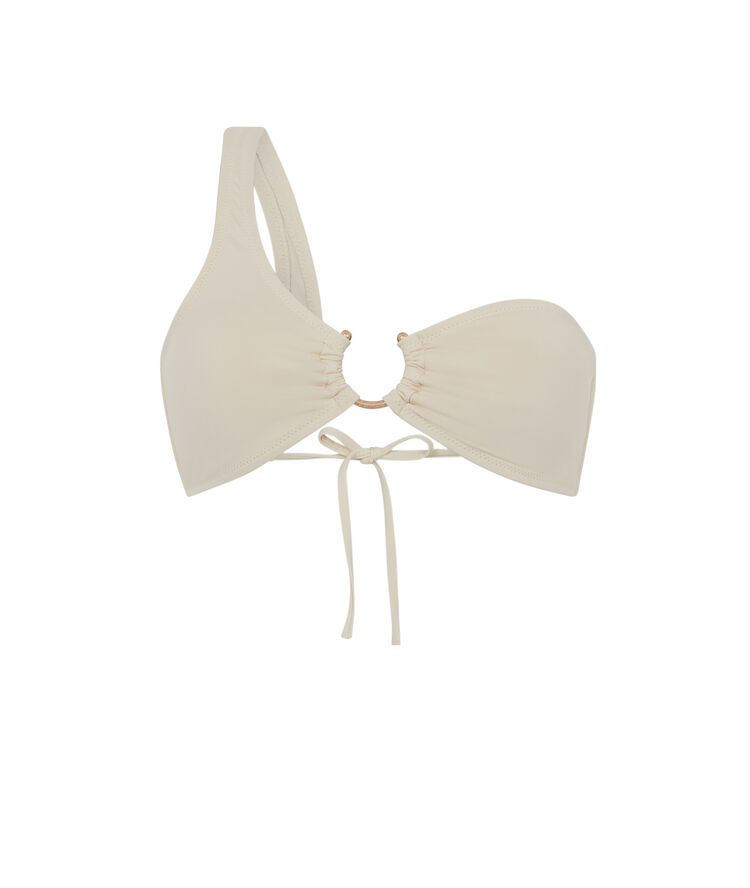 Haut de maillot de bain brassière - écru écru.