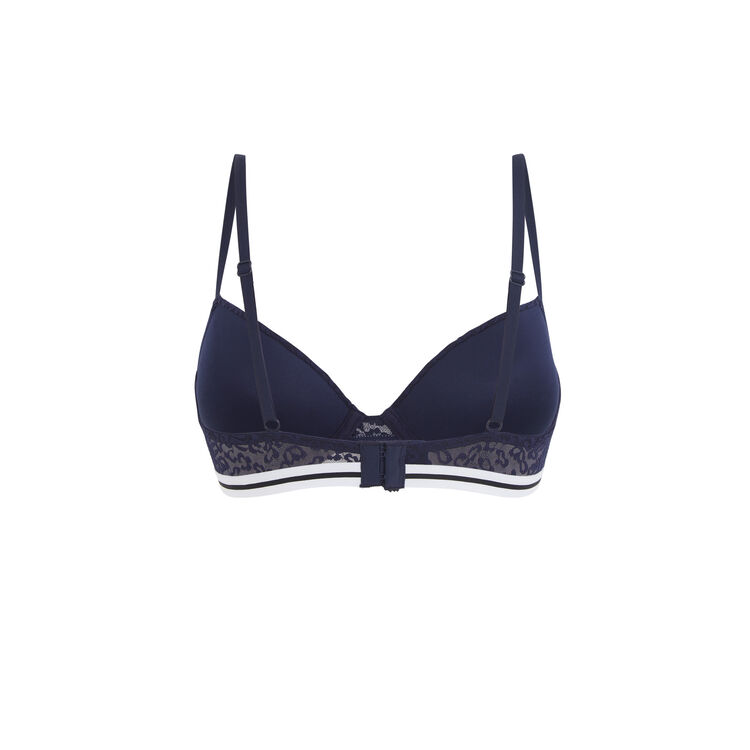 Soutien-gorge ampli bleu marine secretiz leopiz bleu.