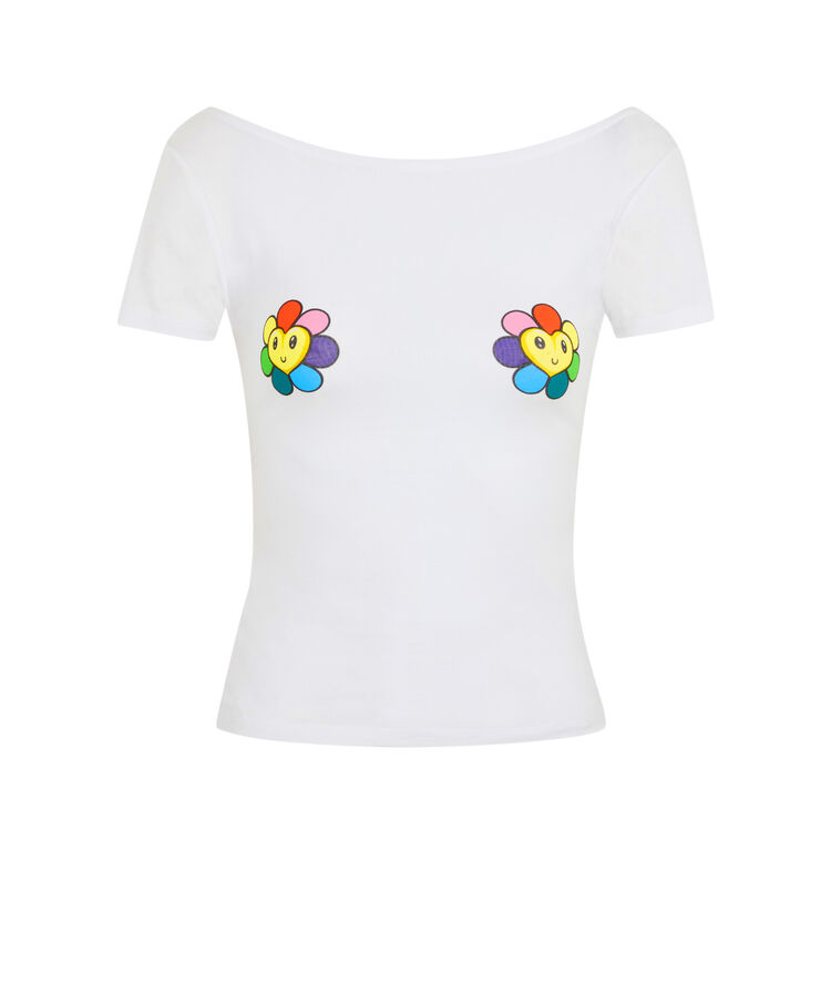 Top ouvert au dos - blanc blanc.