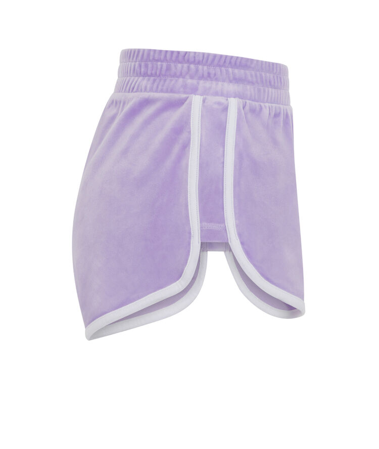 Short uni en velours - lilas lilas.